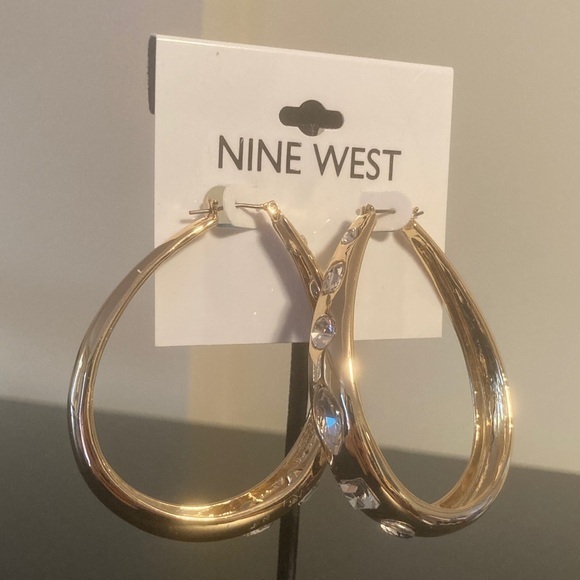 Nine West Jewelry - Nine West Gold Teardrop Earrings